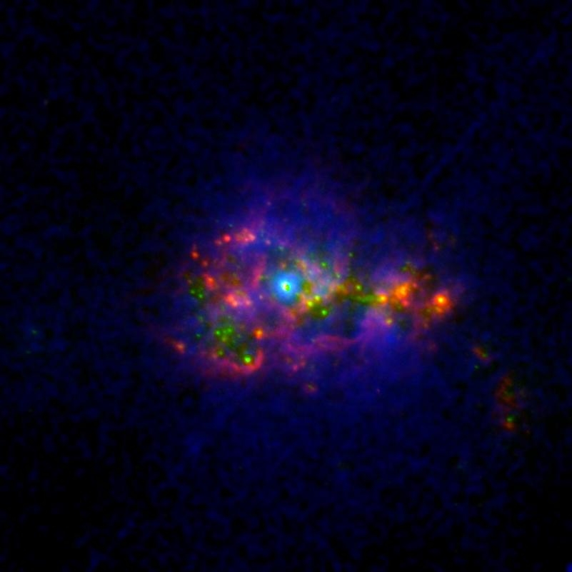 ESO 338-IG04 - three colour
